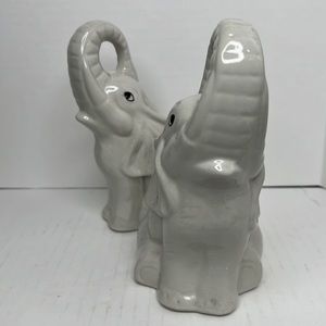 iridescent elephants pack of two baby elephants, gray iridescent rare